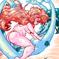 A commission of Anna banging Freakazoid